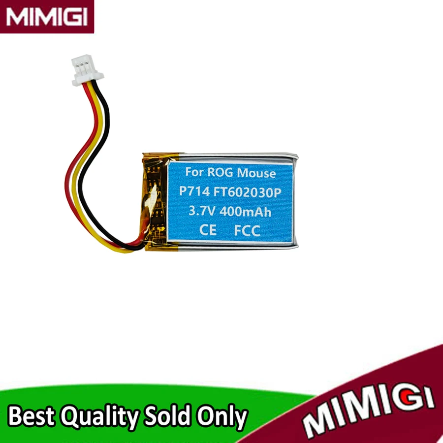 Перезаряжаемая батарея 400 мАч FT602030P для игровой мыши ASUS ROG Keris 2 Ace P714/P513