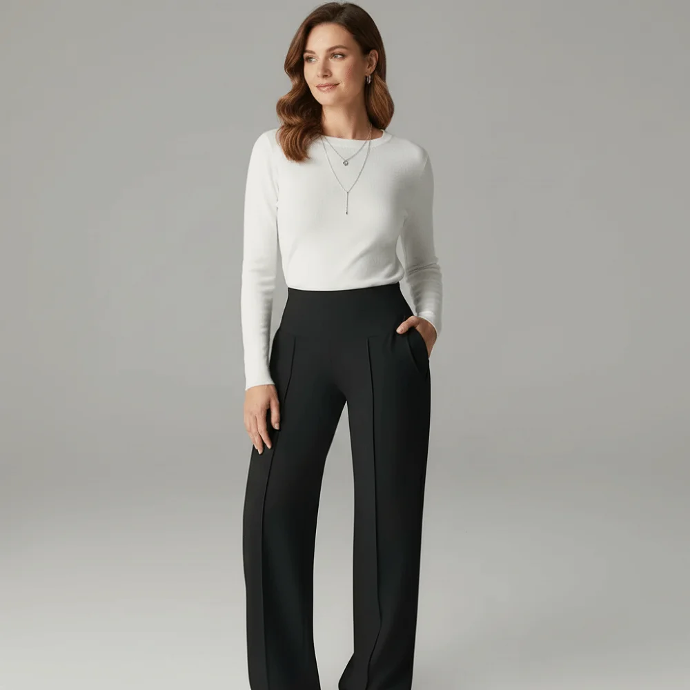Lounge Loose Straight Wide-Leg Pants With Pockets Wide Leg Quick-Dry Joggers Athletic High Waisted High-Waist Leggings GYM 3