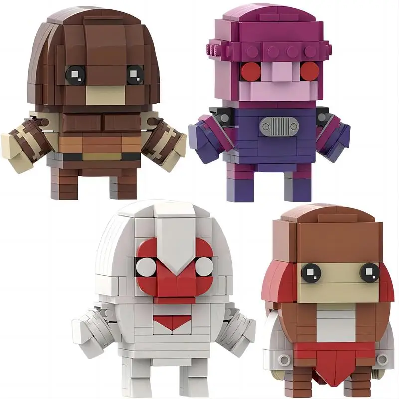 

Moc Small Particle Assembled Figures Collection Ornaments X-Men Villain Collection Character Brickhead Series Boy Creative Model