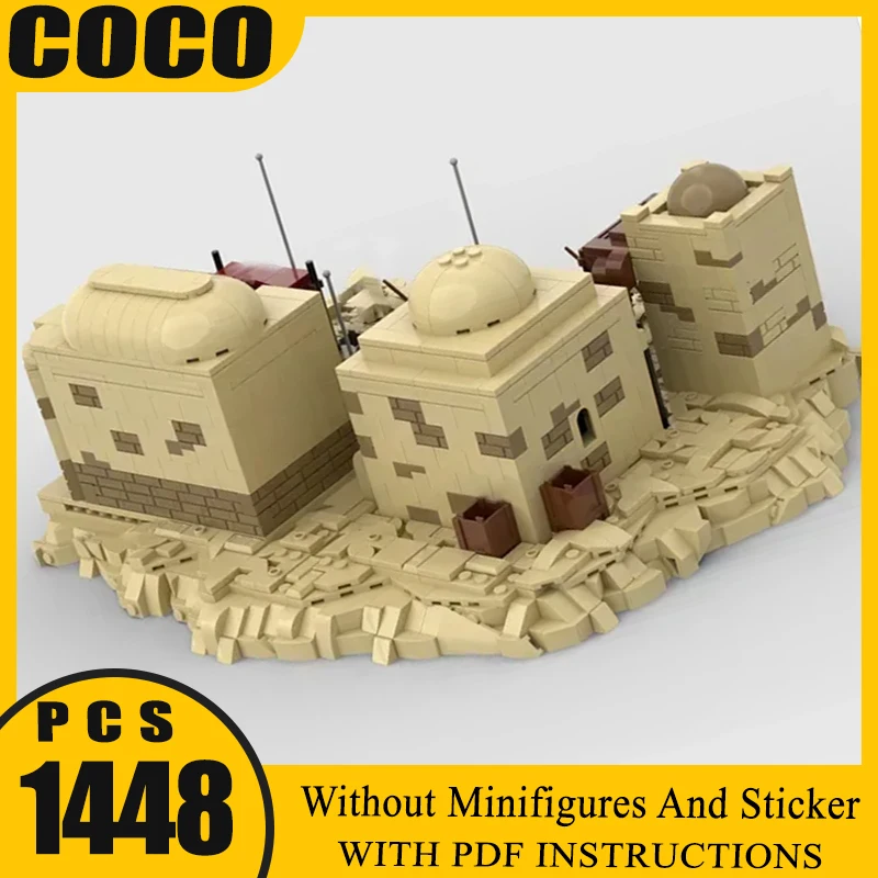 

Moc Building Blocks Popular Star Movie Desert Battle Base Bricks DIY Suitable for 75354 Construction Sand Dune Toy Holiday Gifts