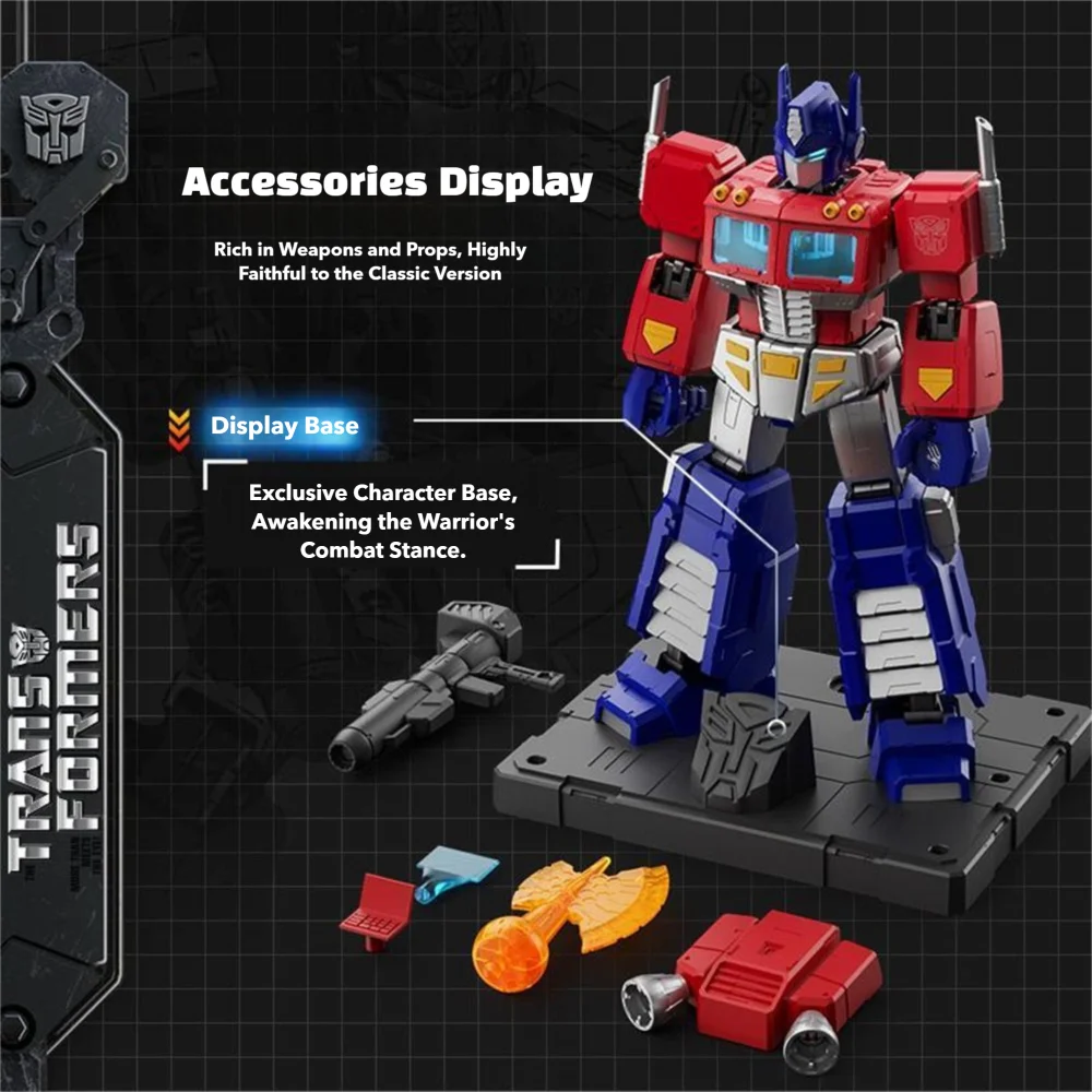 BLOKEES Original Transformers Legendary Edition G1 Optimus Prime Action Figure Toys Building Block Figure Collectible Gift