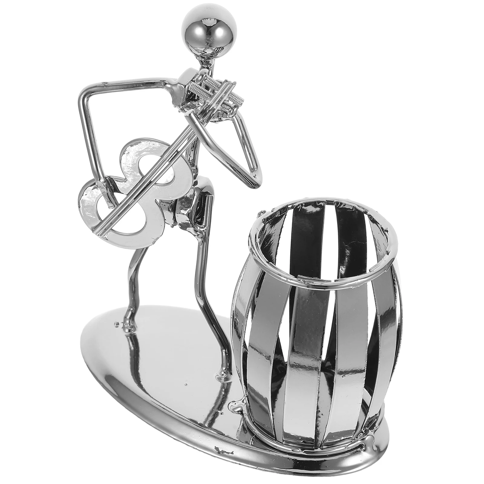 

Music Pen Holder Desktop Decoration Creative Metal Cool Gifts for Lovers Stand