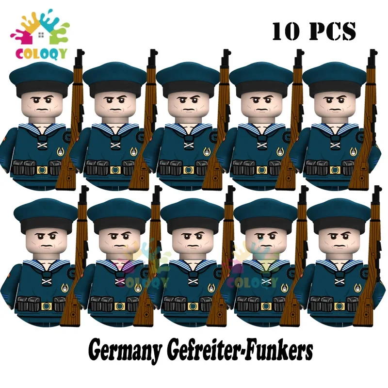 Kinder Spielzeug 10 teile/satz WW2 Bausteine UNS UK Sowjetische Soldaten Mini Action-figuren Pädagogisches Spielzeug Für Kinder Geburtstag Geschenke