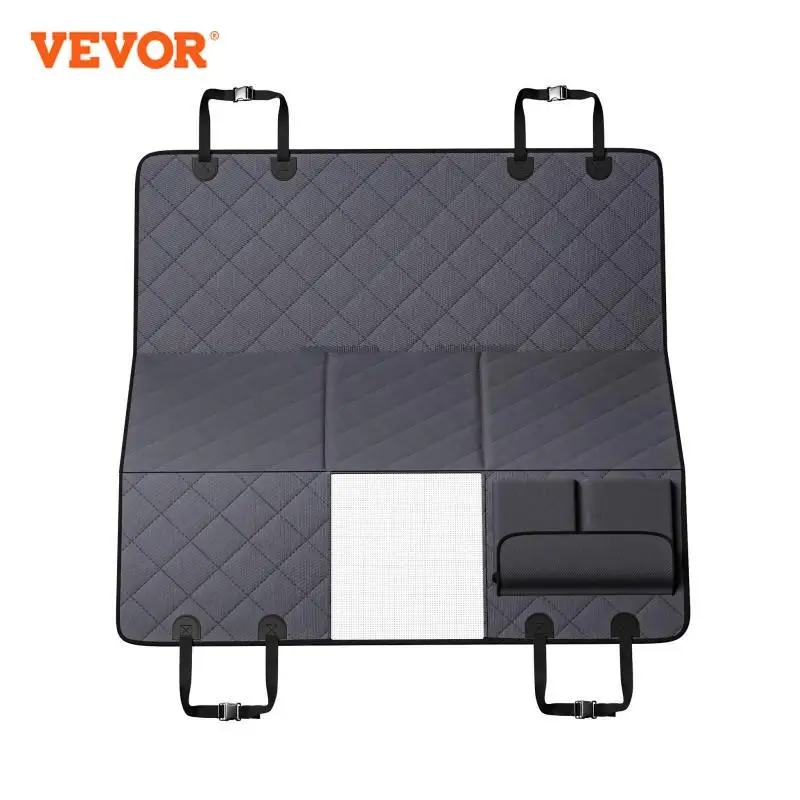 

VEVOR Back Seat Extender for Dogs Dog Hammock for Car Back seat Waterproof Hard Bottom Dog Car Seat Cover for Back Seat 54"x24"