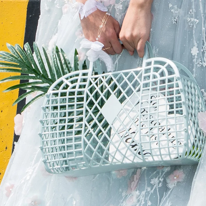 سلة استحمام بلاستيكية قابلة للفصل ، مخزن غسيل مجوف للحمام ، سلة تسوق ، تنظيم منزلي