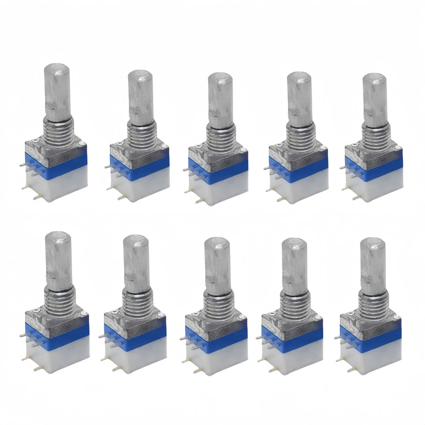 10 Peças Potenciômetro A103 A10K para Walkie Talkie Interfone, Chave de Volume, Acessórios para Interfone Baofeng BF-888S UV-5R UV-82