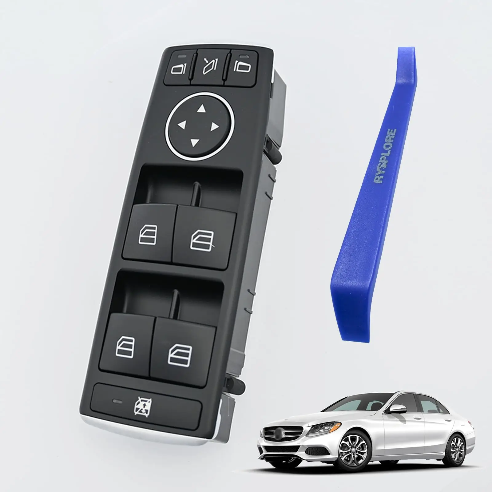 NEVOSA Power Window Switch For Mercedes Benz W212 W204 W117 W176 W156 X204 Benz C E Class S212 C250 A2049055302 A2049055402