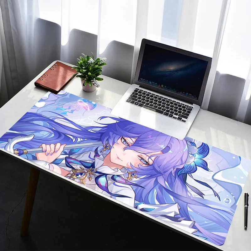 

Portable Mouse Pad Office PC Gaming Wuthering Waves Cantarella Non-slip Desk Mat Computer Keyboard Pad Desk Mats Mousepad