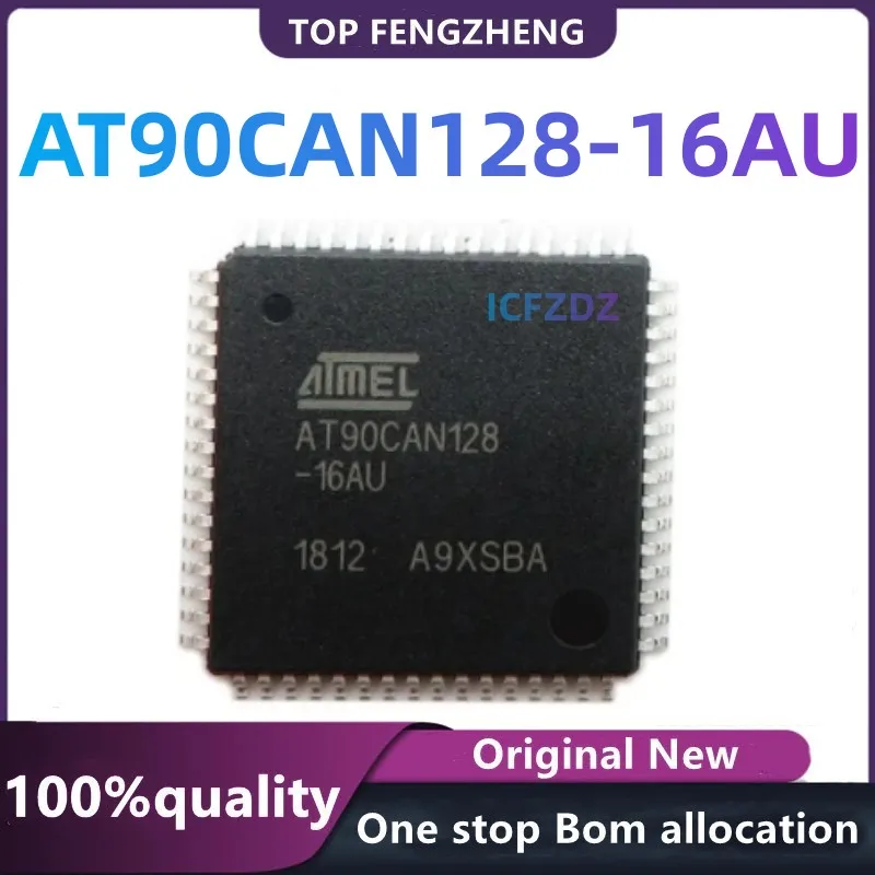 100% New Original AT90CAN128-16AU LQFP-64 microcontroller original