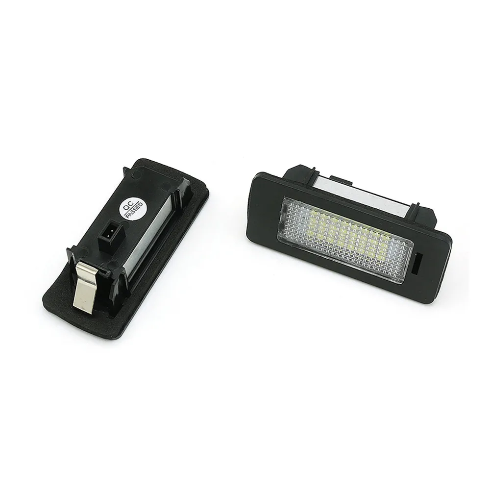 2Pcs Error Free Canbus LED Number Plate Light For Skoda Octavia 3rd Gen 5E A7 Combi Estate 2013-2018