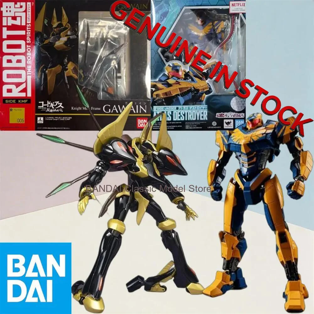 Bandai Robot Spirits Atlas Destroyer Pacific Rim & Gawain Code Geass High Articulated Anime Mecha Collectible Action FigureToy