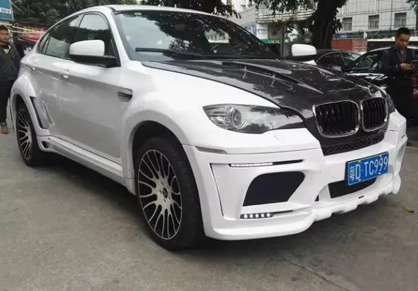 Body Kits for X6 E71 Upgrade Harman Style Front Bumper Rear Bumper Spoiler Side Skirts Fender Hot Sale Auto Parts Tuning