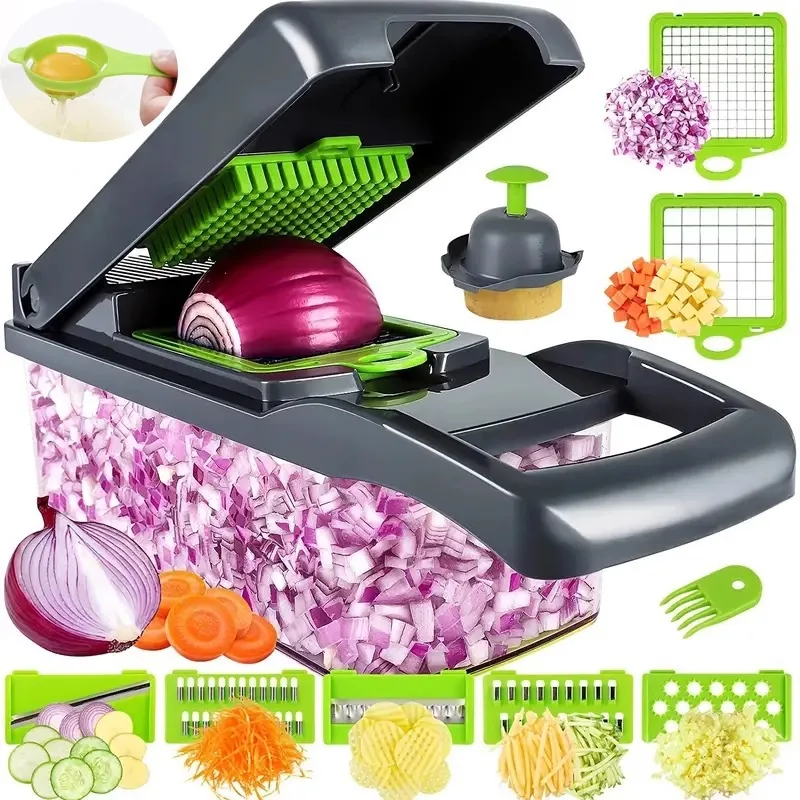 

14/15/16 pcs set Kitchen chopping multifunction dicing cutter shredder grater slicer kitchen supplies tools gadgets