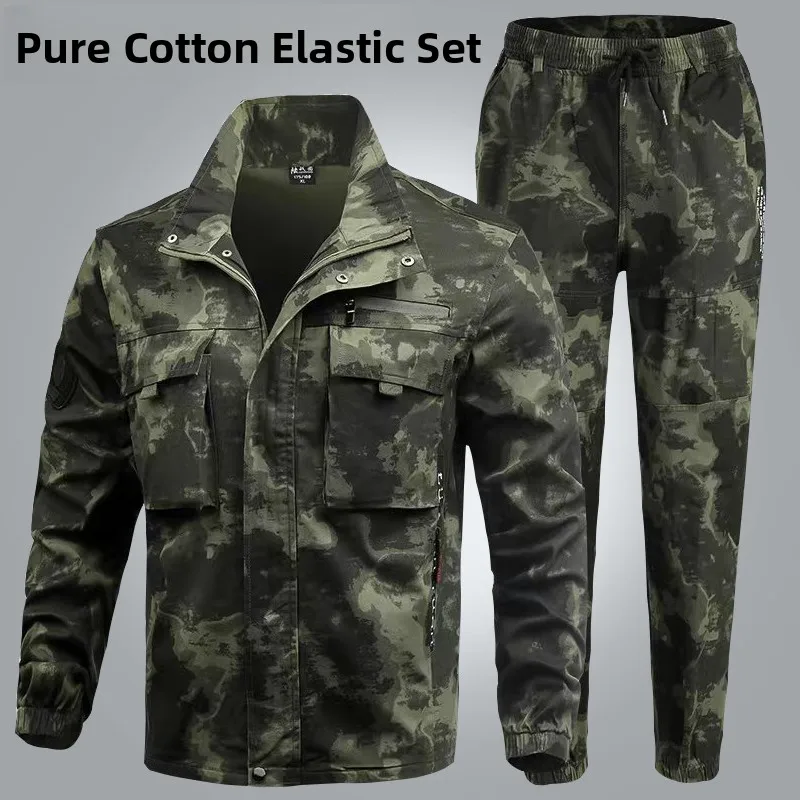 ensemble-de-travail-en-pur-coton-pour-homme-printemps-automne-elastique-camouflage-resistant-a-l'usure-et-a-la-salete-pour-soudure-et-automobile