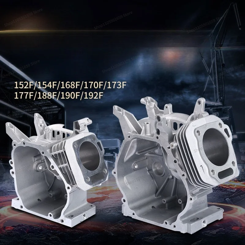 For Generator Accessories 154 Vertical Horizontal 168F5.5HPGX390 Box Aluminum Shell Engine Cylinder Starter