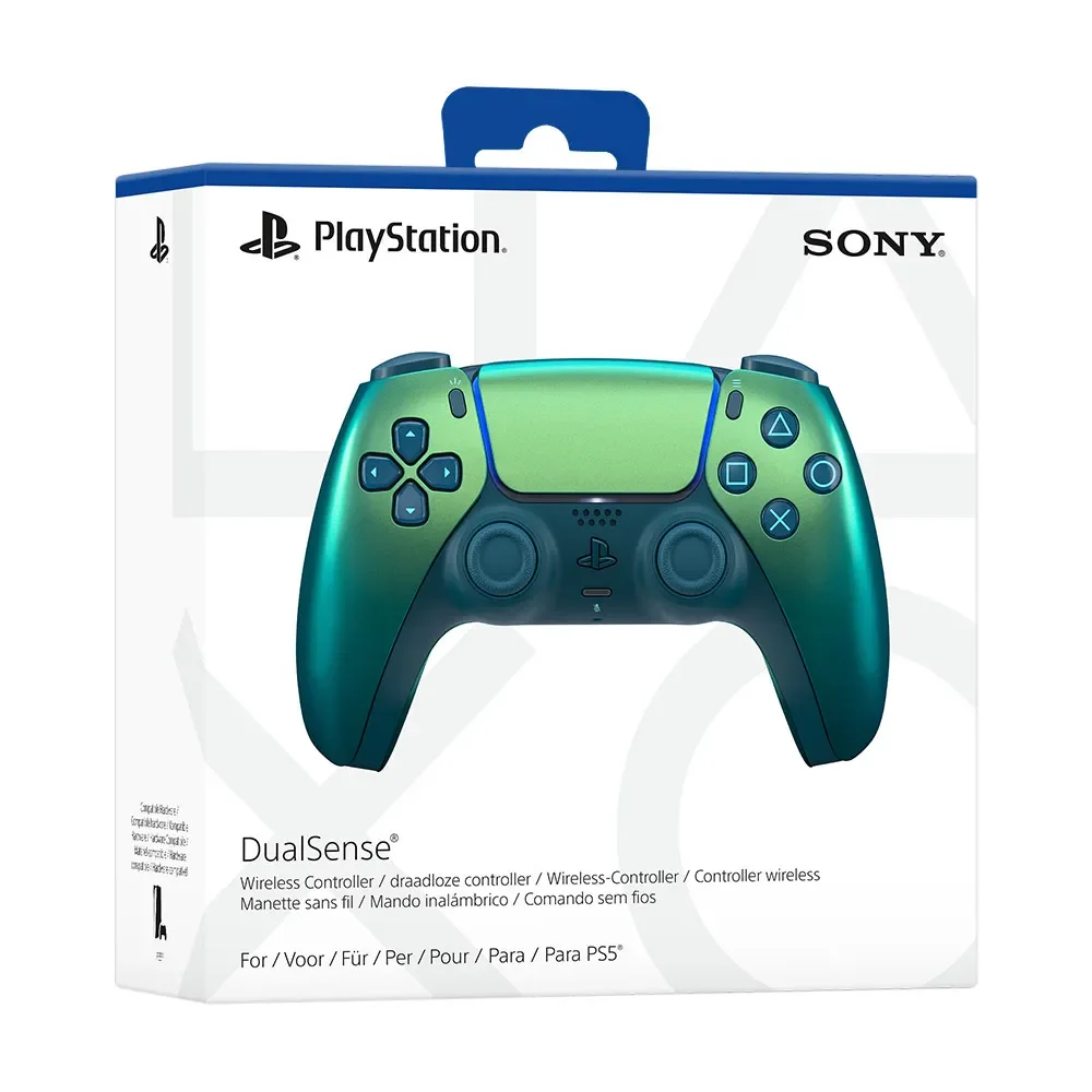 Playstation - Mando inalámbrico DualSense Chroma Teal para PS5 con retroalimentación háptica y gatillos adaptativos