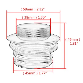 適用於哈雷戴維森 Dyna Super Glide CVO Softail Fat Bob FXFB FXFBS FLSTF FLFB 的摩托車油箱蓋按壓式油箱彈出油箱蓋 6 最佳銷售 哈雷戴維森肥仔 - №2