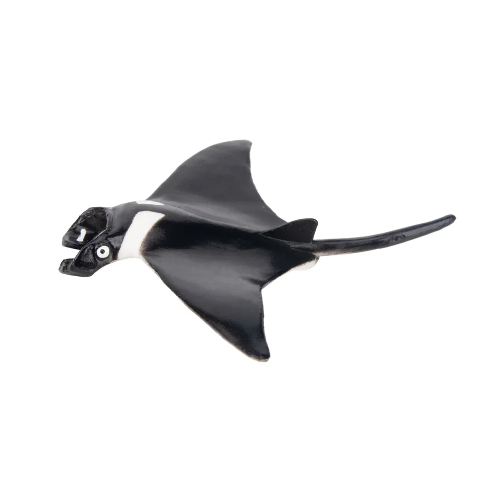 Toymany Simulation Manta Ray Ocean Animal Model Toy Mini Figures Dolls Action Figurines Toys Children Gift Cake Decoration