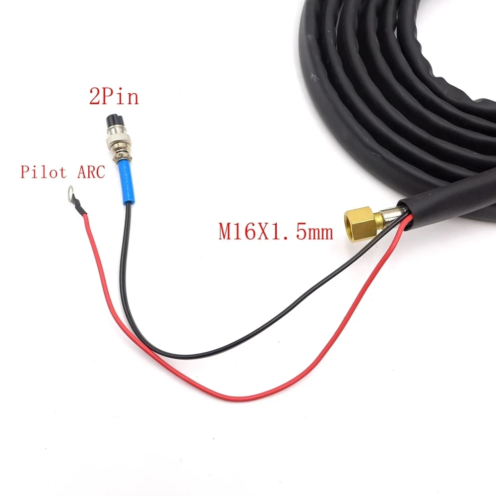 P80 80A Plasma Cutting Torch HF Pilot Arc Hand Gun 5meters M16*1.5mm Connector  15ft for 40-100A Metal Cutter Machine