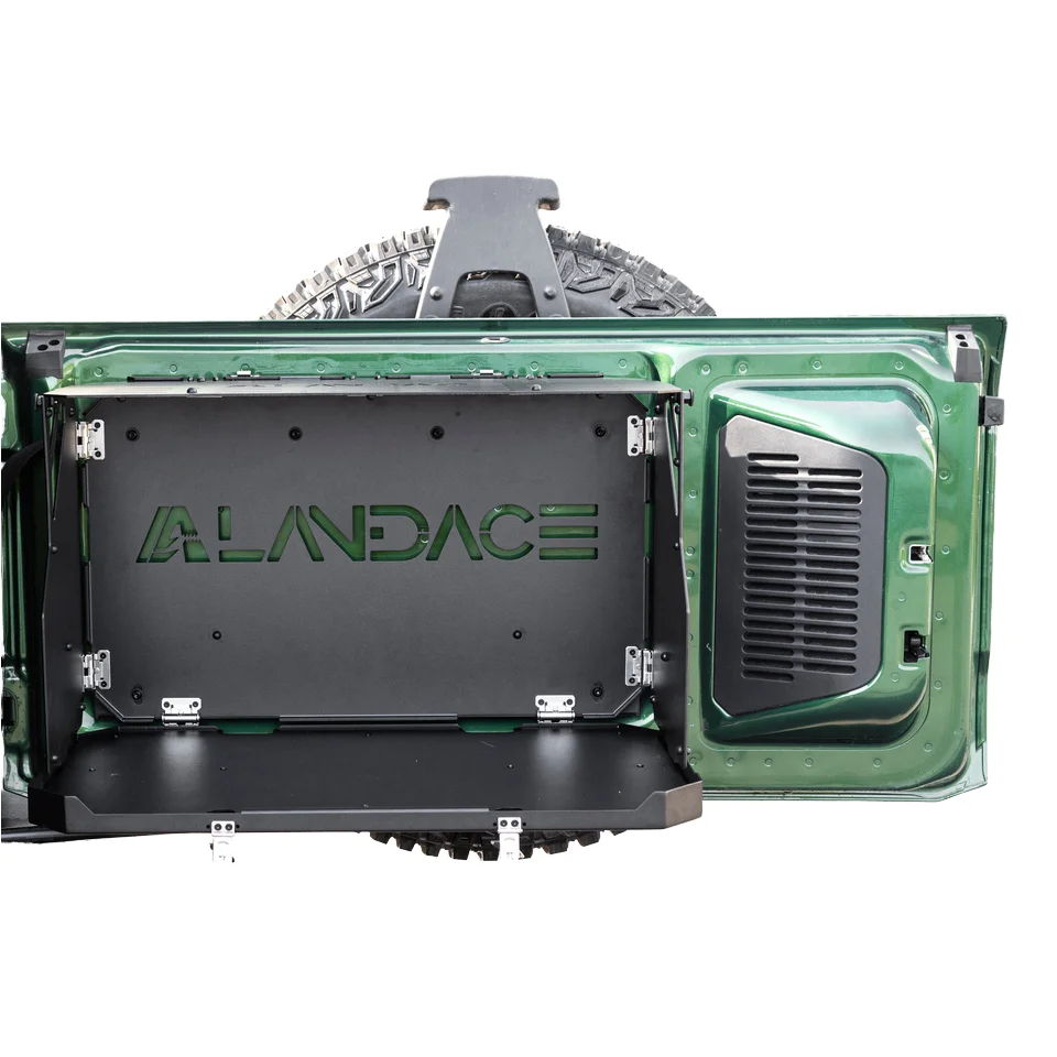 

Аксессуары для задней двери автомобиля 4x4 с твердым анодированным покрытием, полка-органайзер для Ford Bronco