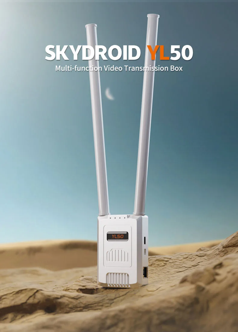 SKYDROID YL50 Multi-Function FPV Video Transmission Box Digital Image Control 3-in-1 Link Kit with R30 Receiver for Drone view 3
