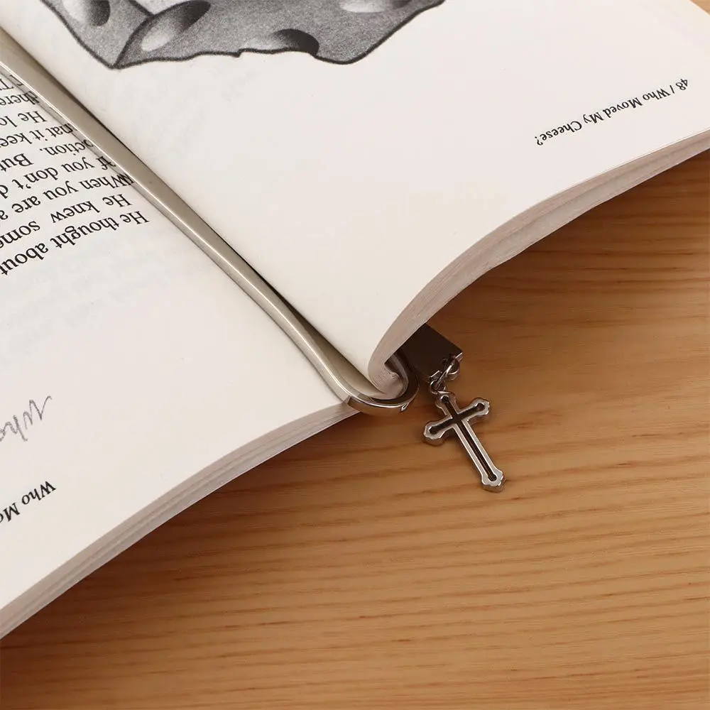 Decor Reading Marking Personalised Gift Bible Accessories Cross Pendant Bookmarks Cross Bookmarks Metal Bookmarks Letter Opener