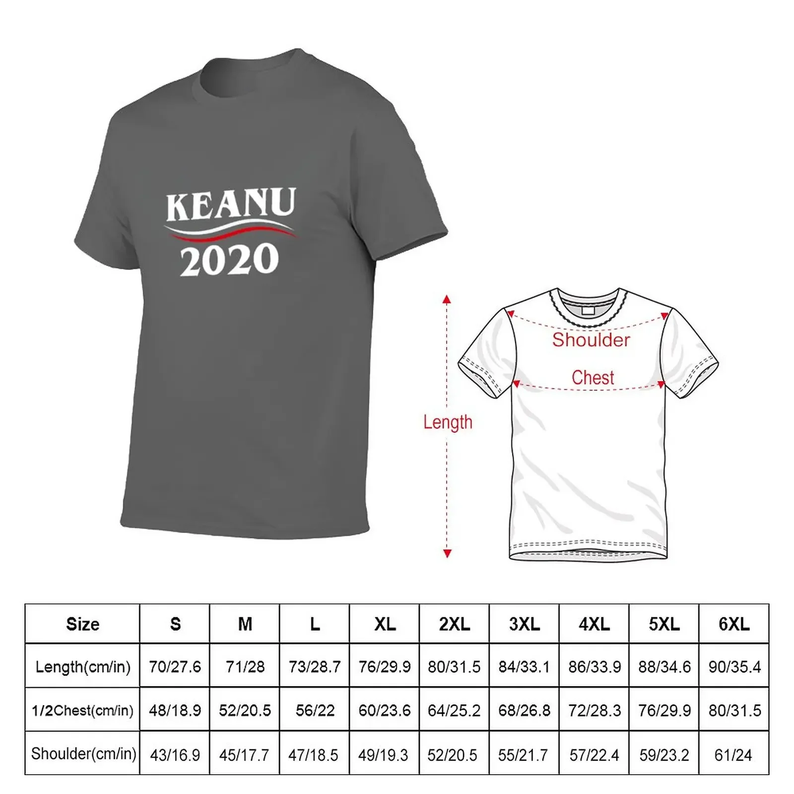 Keanu 2020 - An Excellent Election Campaign T-Shirt korean fashion shirts graphic tees vintage clothes fitted t shirts for men