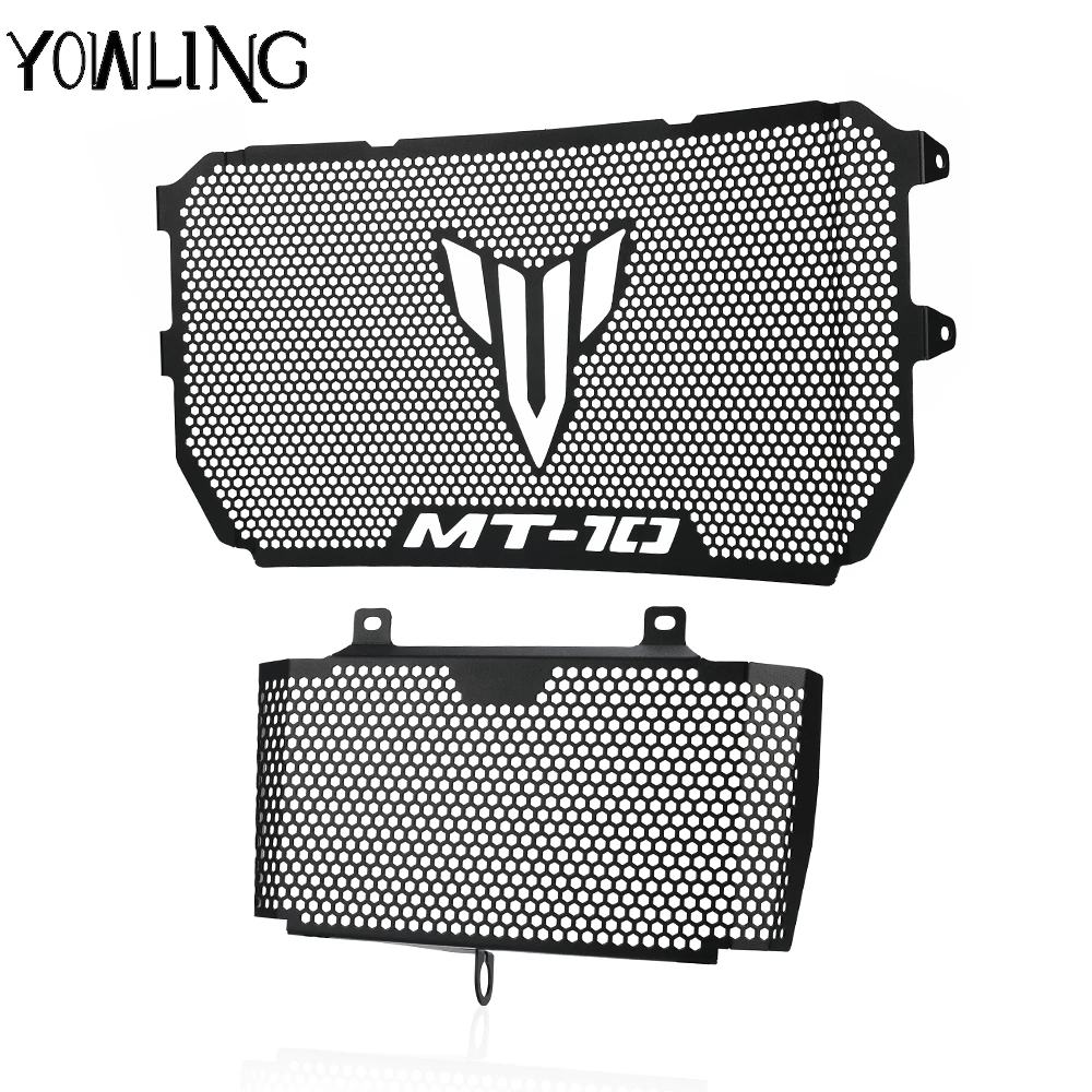 

MT10 FOR Yamaha MT-10 SP FZ-10 2016-2025 Motorcycle Radiator Guard Tank Grille Shield Engine Cooler Bezel Protector Mesh Cover