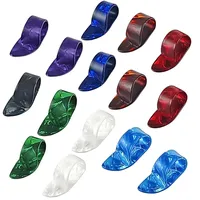 4Pcs Celluloid Guitar Thumb Picks Finger Picks Replacement Instrument Playing Accessories For Ukulele Electric Guitar