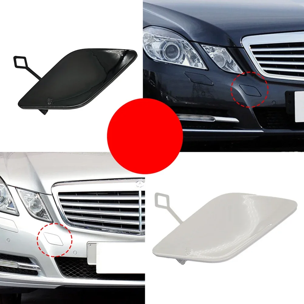 For Mercedes E Class W212 2009 2013 Car Front Bumper Tow Hook Cover Cap Durable ABS Auto Exterior Accessory 2128850126