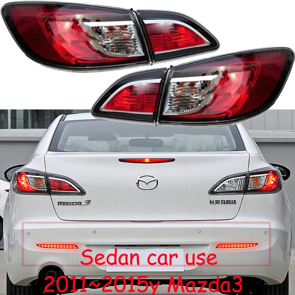 

1pcs sedan car bumper tail light for mazda 3 Mazda3 axela taillight Taillamp 2010~2015y car accessories for Mazda3 fog lamp