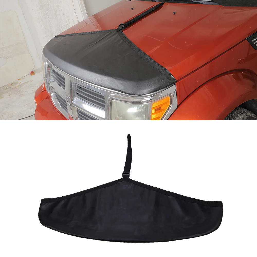 

Car Engine Hood Cover Front Protector Cover for Jeep Liberty/ Dodge Nitro 2007 2008 2009 2010 211 2012 External Accessory Black