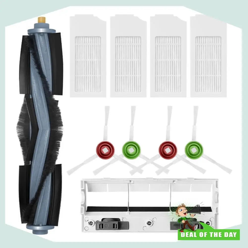 24-Hour Delivery Replacement For ECOVACS DEEBOT T10 TURBO Robot Vacuum Cleaner Spare Parts Accessories Main Brush Side Brush Hep