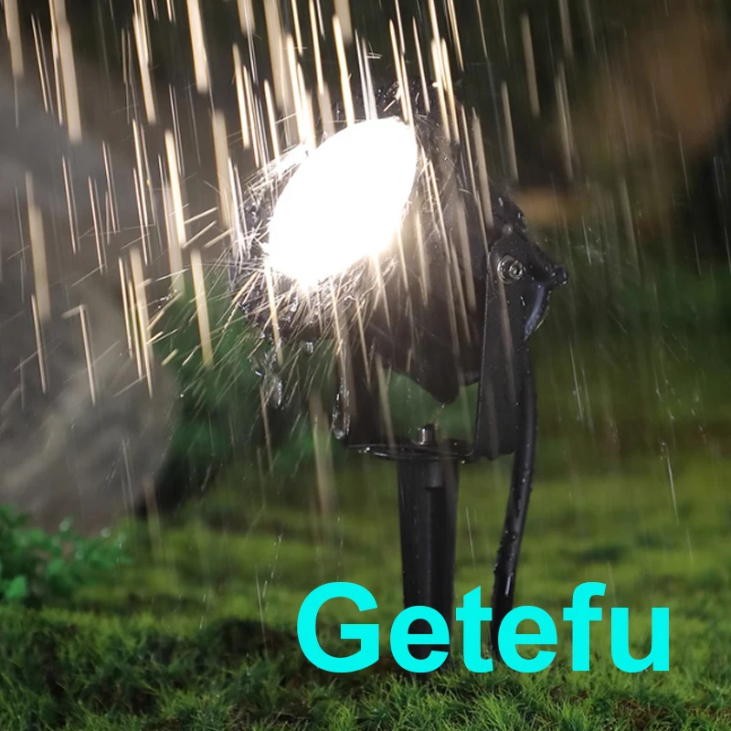 110V220V 12V Outdoor LED Garten Licht COB Led Rasen Lampe 7W 10W 12W Wasserdichte Spike garten LED Licht OutdoorLandscape Scheinwerfer – Detail 1