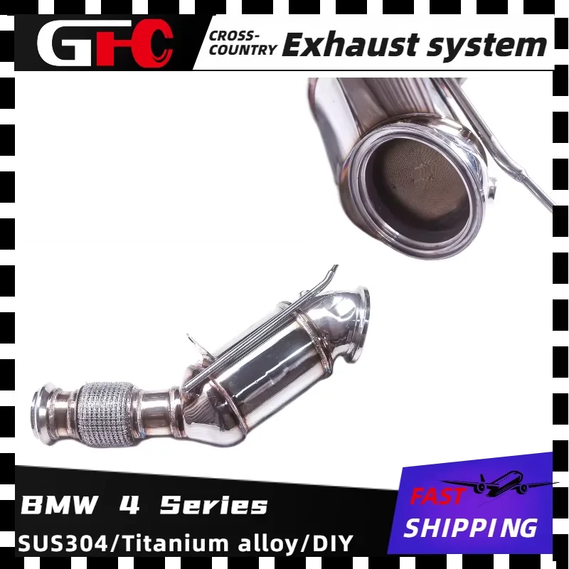 

catted downpipe for 2011-2020 BMW 4 Series G22,B48,B58,420i,425i,428i,430i,2.0T,3.0T performance stainless steel downspouts
