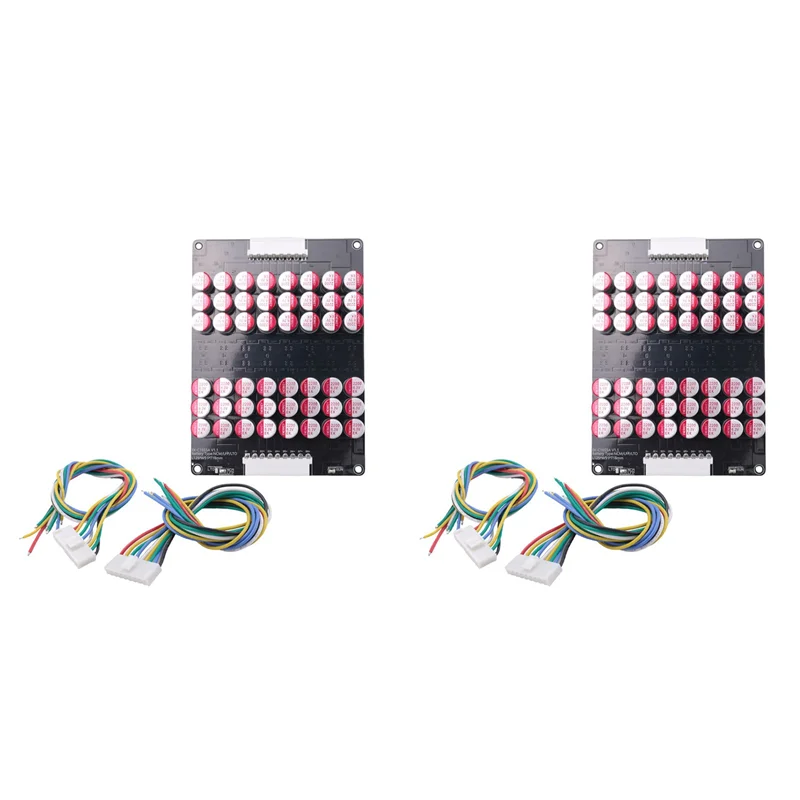 B44C 2X 16S 5A Balance Li- Lifepo4 Lto Active Lithium Battery Equalizer Balancer Plate Capacitor 48V 60V 16S