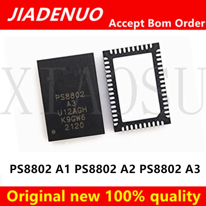 (1PCS)100% New PS8802 A1 A2 A3 PS8802QFN52GTR-A1 A2 A3 QFN IC Chipset