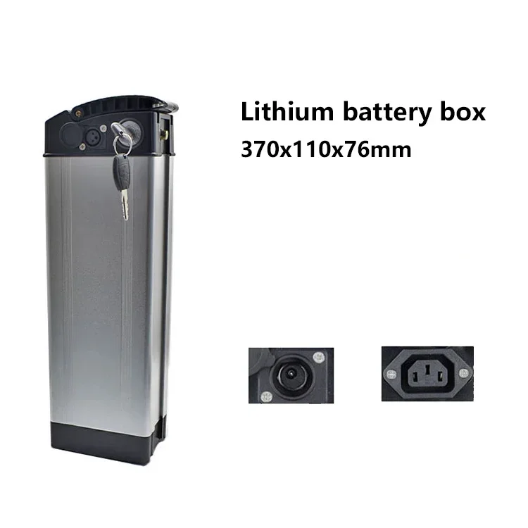 36V/48V Electric Bicycle Battery Box E-bike Large Capacity Holder Case For 1865o Lithium Battery Cycling Bicycle Components