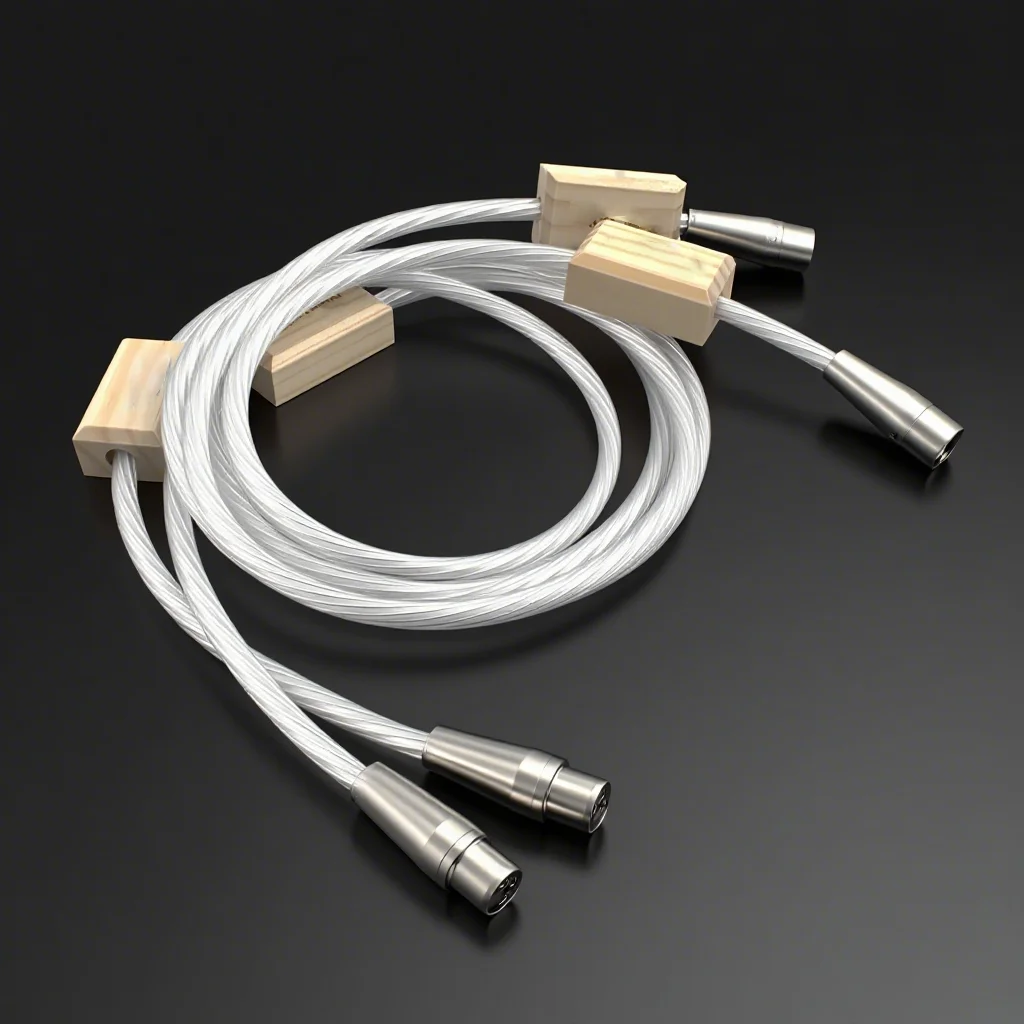 

Пара XLR-кабелей Hi-Fi соединеет балансировочный кабель RCA к XLR, одиночный провод для усилителя, проигрывателя компакт-дисков