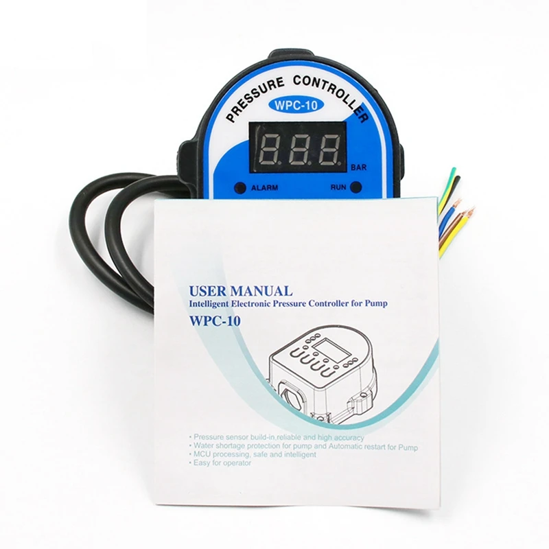 Electronic Intelligent Water Pump Pressure Controller Pressure Switch For Vacuum Pump High Pressure Pump Wpc 10 Water Pump Relay