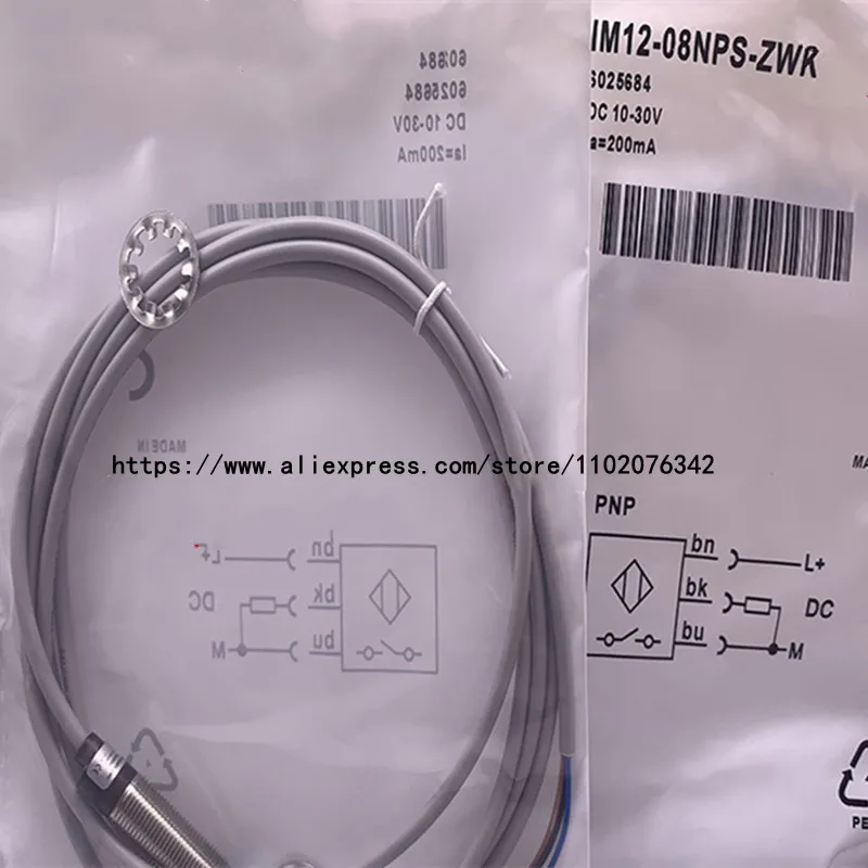

Новый бесконтактный переключатель IM12-08NPO-ZW1 IM12-08NPO-ZC1 IM12-08NPO-ZCK, 3 шт.