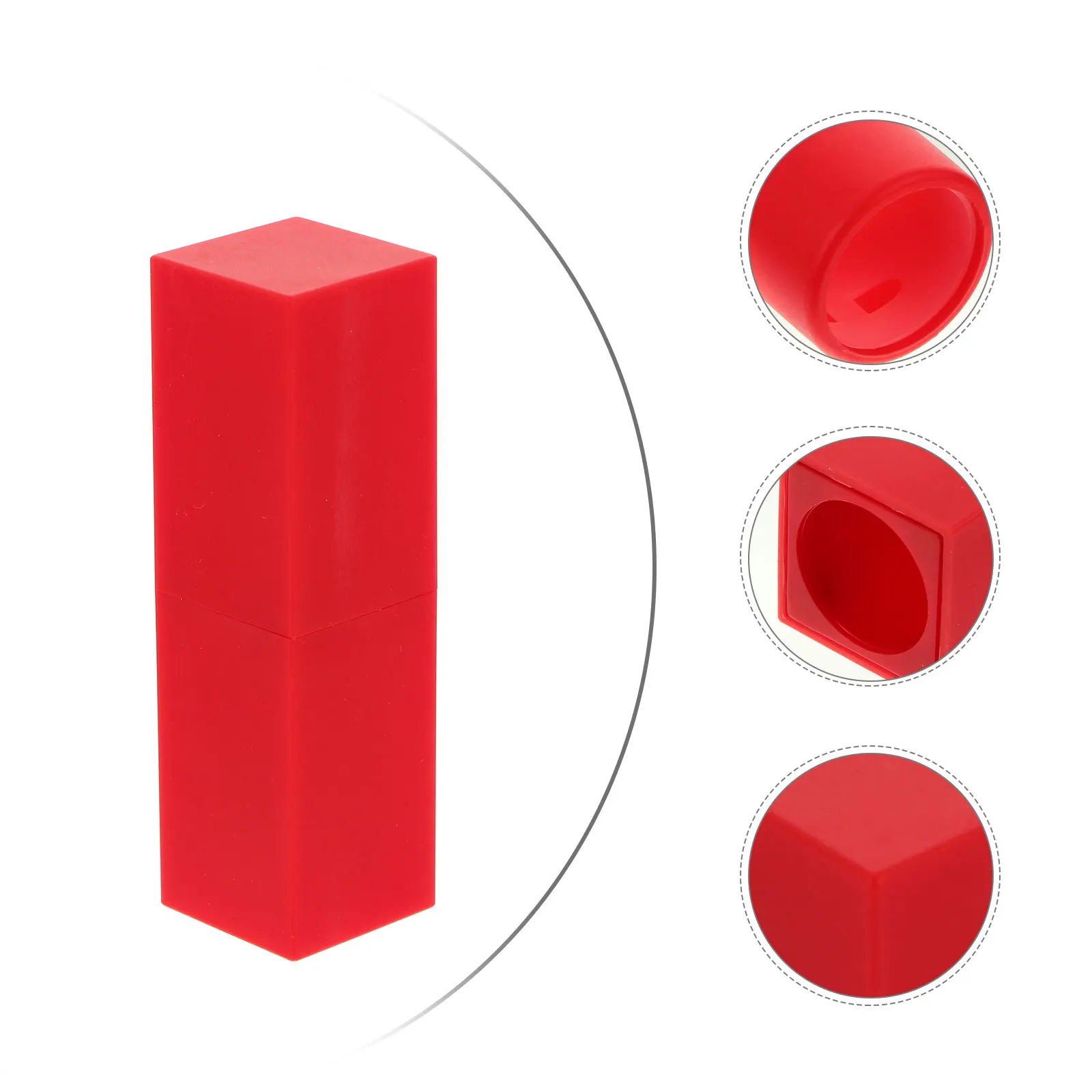 

5 шт. тюбик для губной помады «сделай сам», пустые многоразовые магнитные контейнеры для натуральных карандашей, помады, долговечная бутылка для бальзама для губ, пластик