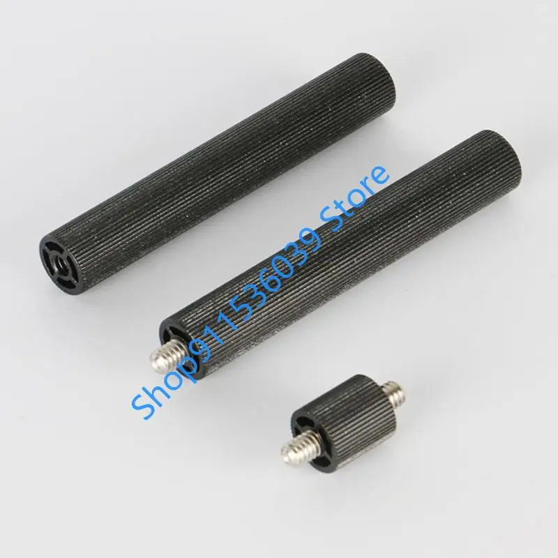 Aluminum Alloy 1/4 Extension Rod Male Female Threads, Multi-Size Support Pole for Camera Lighting Equipment Mount 1/4 