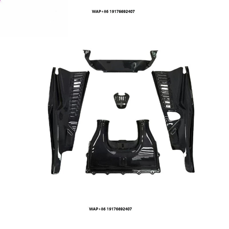 

Dry Carbon Fiber Engine Bay Kit for 458 Engine Compartment