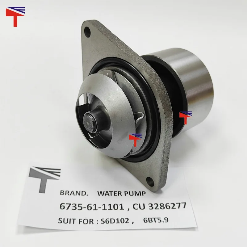 

Water pump 3286277 for construction machinery S6D107 S6D102 6BT5.9 engine parts