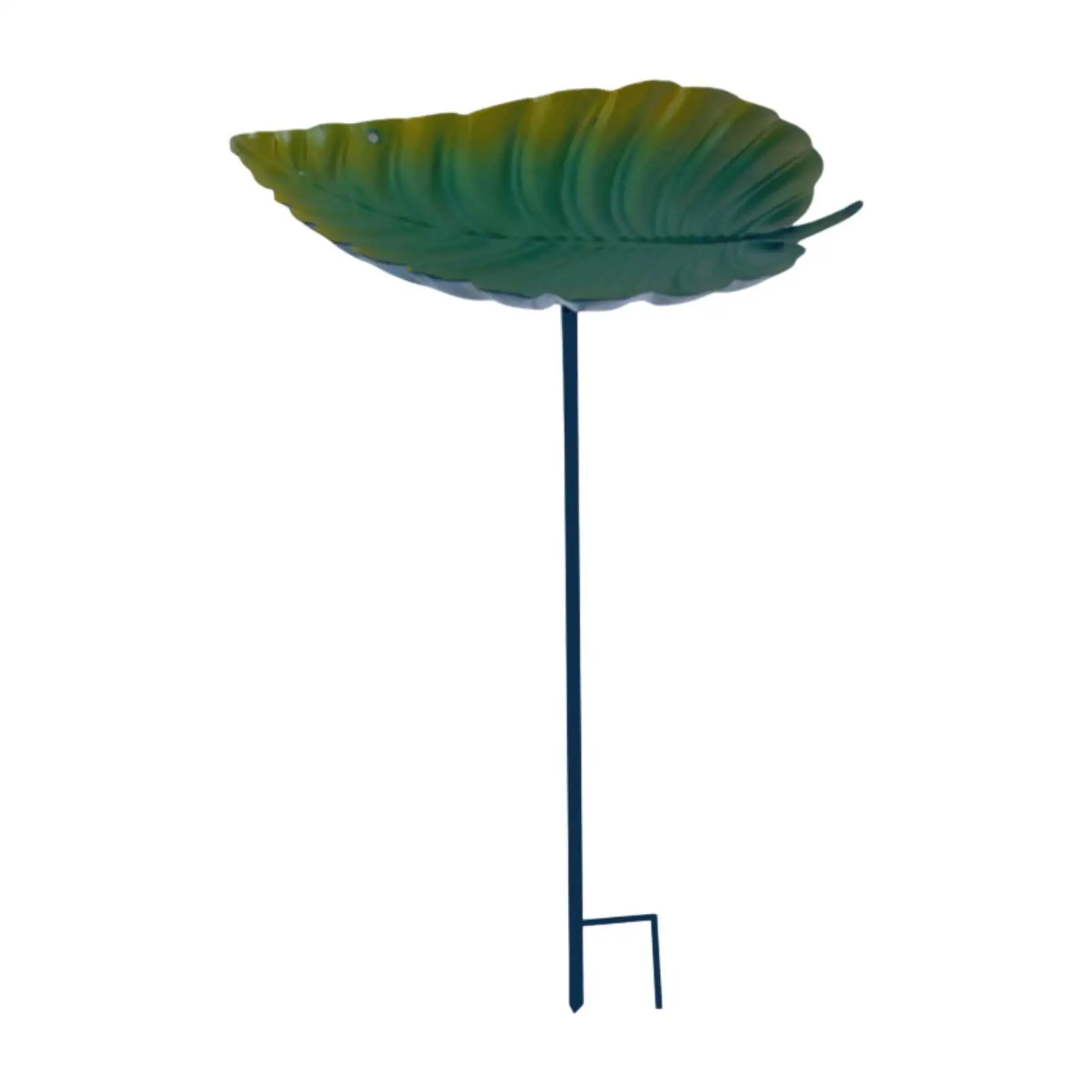 Bird Baths for Outdoors,Bird Feeder Bath,Leaf Shape Detachable Pole Birdfeeder with Metal Stake for Outdoor,Garden,Courtyard