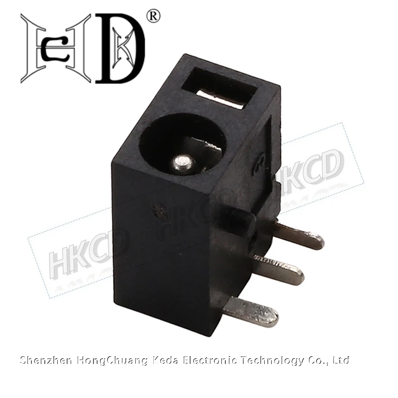 5PCS DC power supply DC-006B socket interface female head 3.5 * 1.3mm round pin 1.3DC power supply female socket three pin