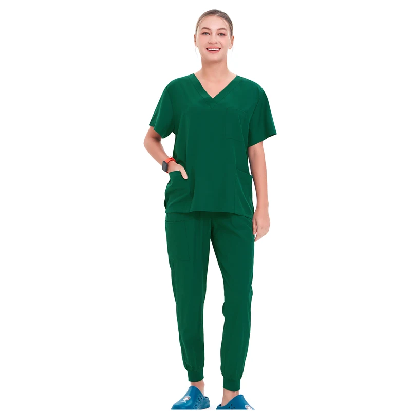 Uniforme médical gommage hôpital travail gommages ensemble en gros soins infirmiers gommage uniformes femmes soins de santé pharmacie clinique vêtements de travail