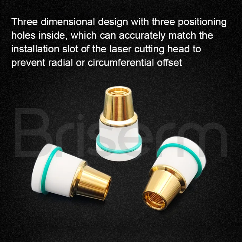 Boci 3D Laser Ceramic Ring D20 M8 H28 Ceramic Nozzle Holder for Boci BLT421T BLT520H BLT441T Precitec Raytools Laser Head