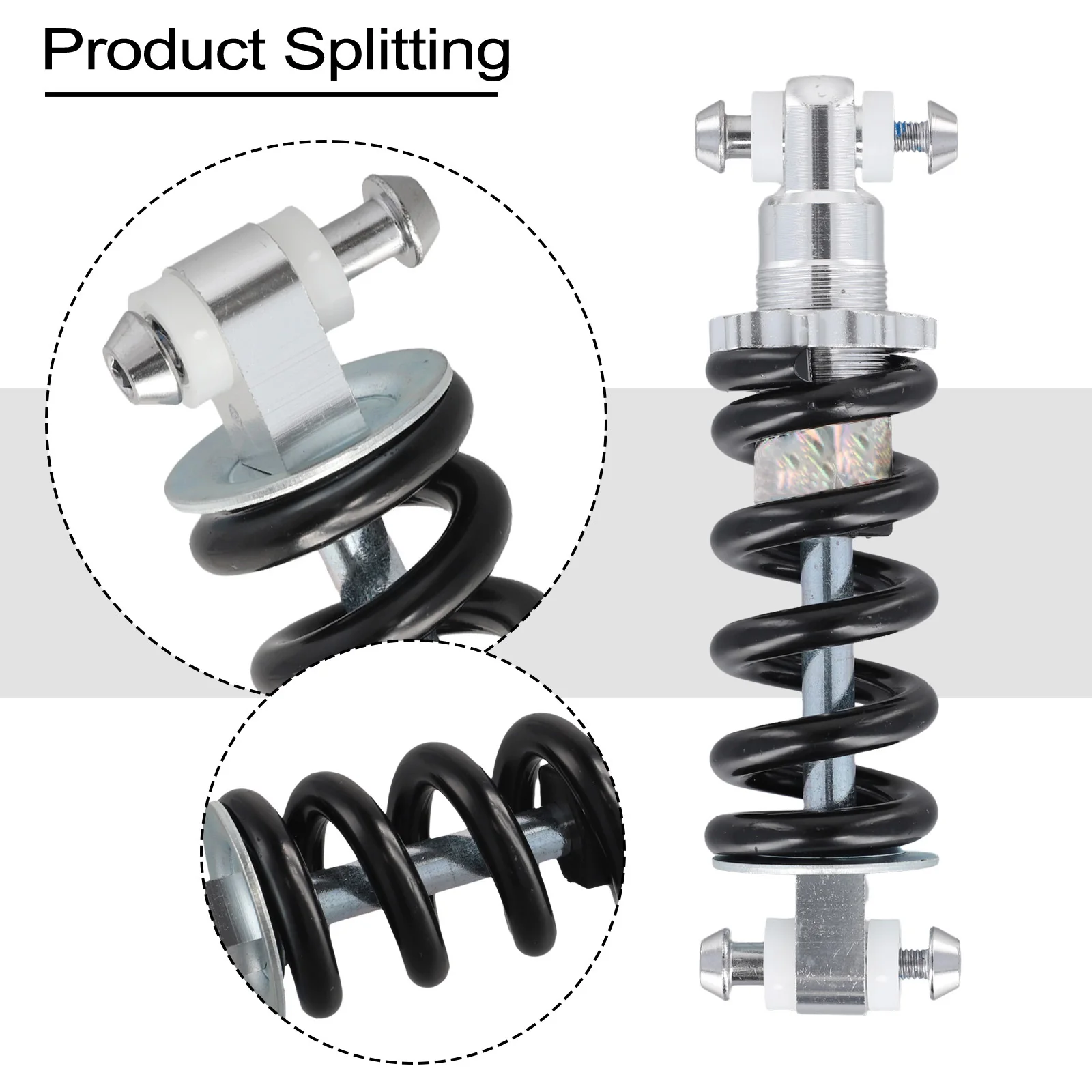 

MTB Bike Shock Absorber Aluminium Alloy Bicycle Black Electric Bicycle Rear Suspension Spring High Quality Hot Sale